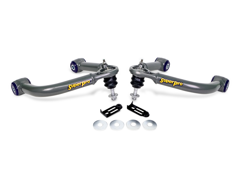 SuperPro 2022-2026 Toyota Tundra Fixed Offset Upper Control Arm Set