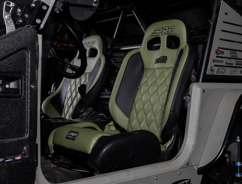 PRP EnduroTrail Reclining Suspension Seat - Gray Tweed - Driver thumbnail 5