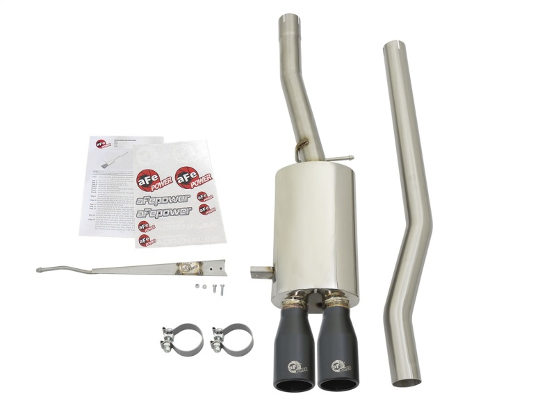 aFe MACH Force XP Exhausts Cat-Back SS-304 14-17 Mini Cooper S Hardtop 2-Door w/ Black Tips thumbnail 5