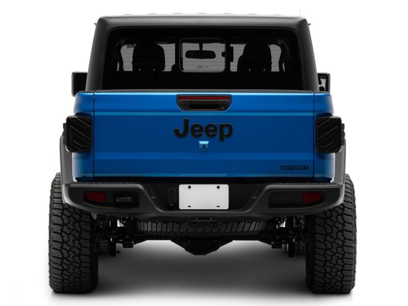 Raxiom 20-23 Jeep Gladiator JT Axial Series LED Tail Lights- Black Housing (Smoked Lens) thumbnail 6