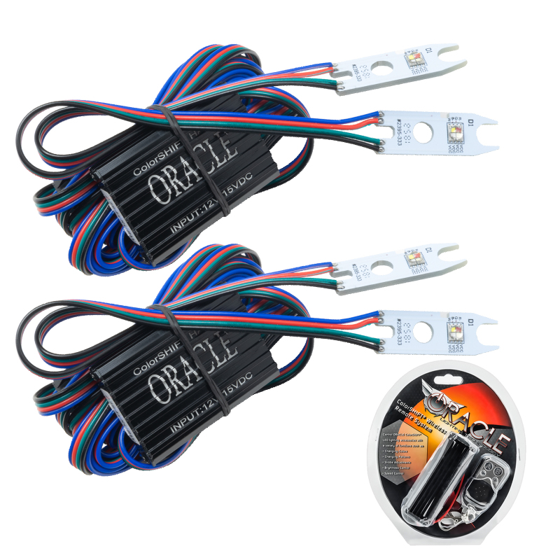 Oracle 15-17 Ford F-150 Headlight DRL Upgrade Kit - ColorSHIFT thumbnail 2