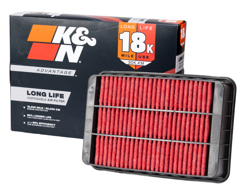 K&N Advantage Air Filter 18K Miles Mitsubishi Outlander V6-3.0L F/I 2007-2013 thumbnail 2