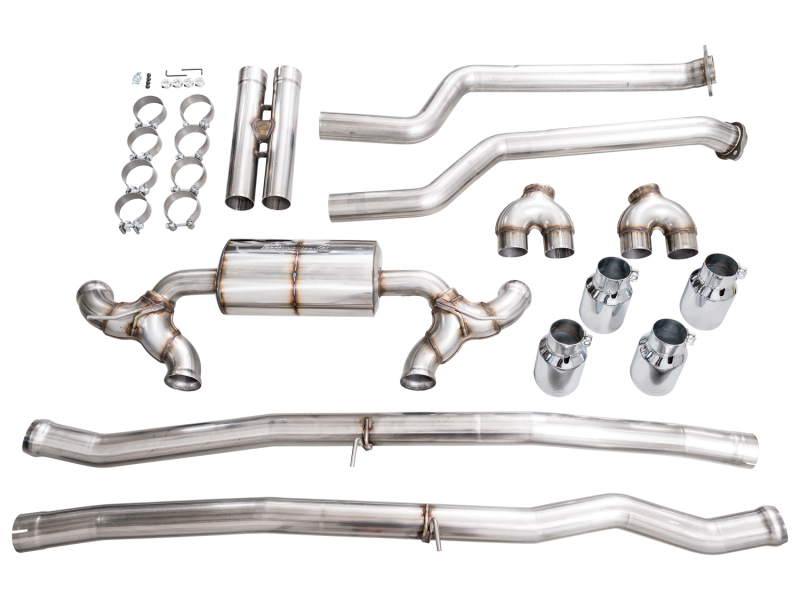 AWE Tuning BMW G90/G99 M5 Touring Edition Cat-Back Exhaust - Chrome Silver Tips thumbnail 8