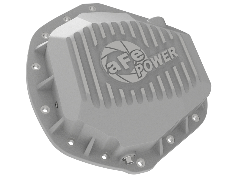 aFe Street Series Rear Differential Cover Raw w/ Machined Fins 01-18 GM Diesel Trucks V8-6.6L (td) thumbnail 6