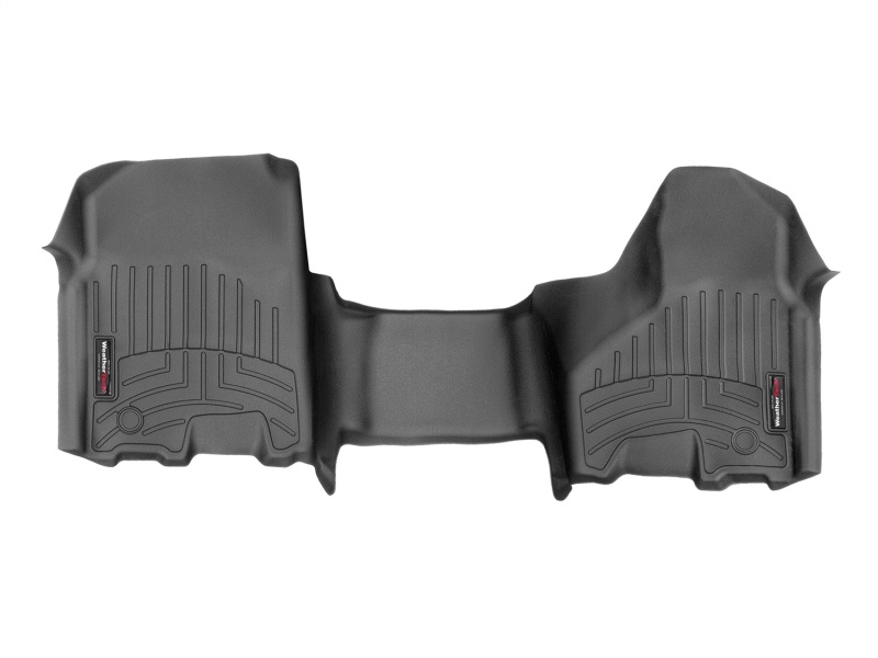 WeatherTech 12+ Dodge Ram 1500/2500/3500 (Vinyl Floor/Auto Trans/Crew Cab) Front FloorLiners - Black