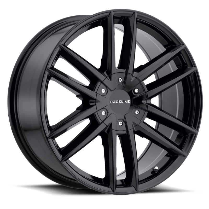 Raceline 158B Impulse 18x8in / 5x114.3/5x127 BP / 35mm Offset / 78.1mm Bore - Gloss Black Wheel thumbnail 2