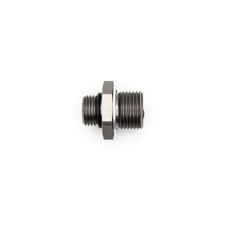 DeatschWerks 6AN ORB Male to M18 X 1.5 Metric Male (Incl O-Ring and Washer) - Anodized Matte Black thumbnail 6