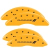 MGP 4 Caliper Covers Engraved F & R Stripes/Dodge Yellow Finish Black Char 2010 Dodge Ram 3500 thumbnail 8