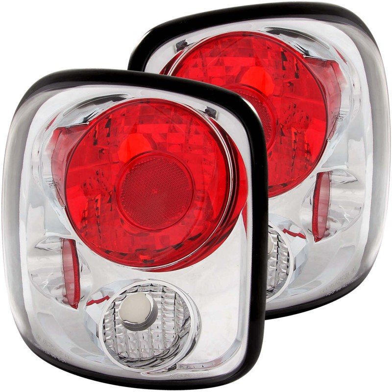 ANZO 1999-2004 Chevrolet Silverado Taillights Chrome thumbnail 3