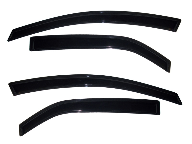 AVS 10-12 Kia Forte Ventvisor Outside Mount Window Deflectors 4pc - Smoke thumbnail 2