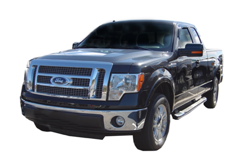 AVS 09-14 Ford F-150 Standard Cab Ventvisor Outside Mount Window Deflectors 2pc - Smoke thumbnail 5
