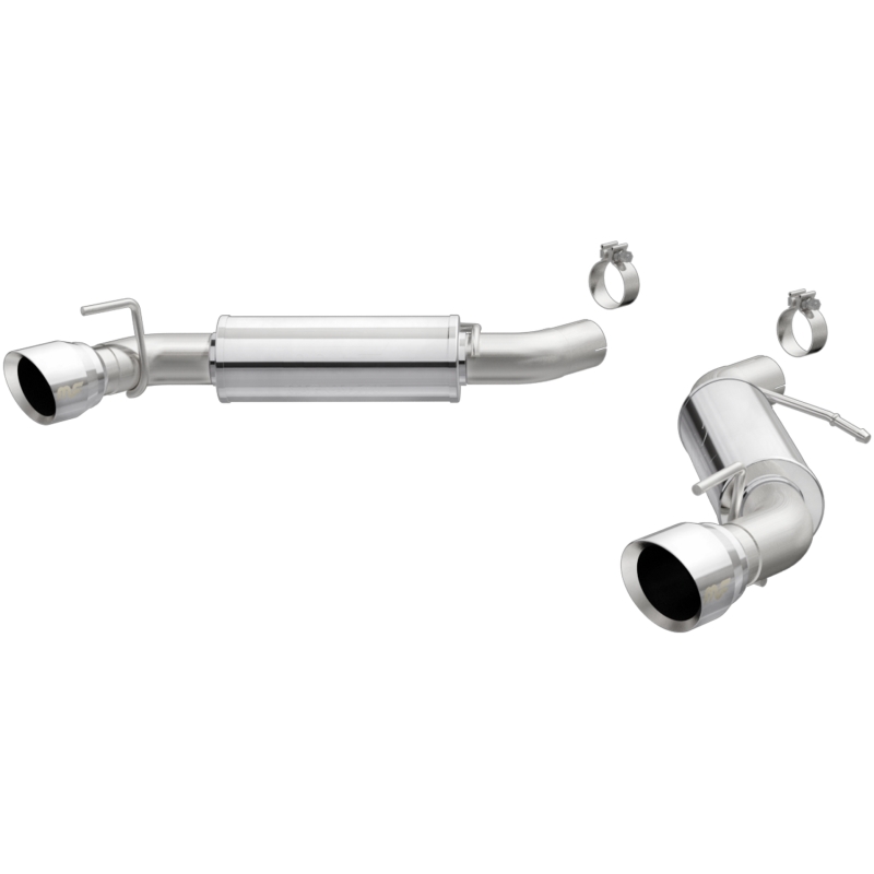 MagnaFlow 2016 Chevy Camaro 6.2L V8 Competition Axle Back w/ Dual Polished Tips thumbnail 4