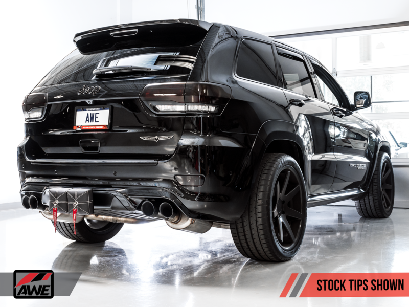 AWE Tuning 2020 Jeep Grand Cherokee SRT/Trackhawk Touring Edition Exhaust - Use w/Stock Tips thumbnail 8
