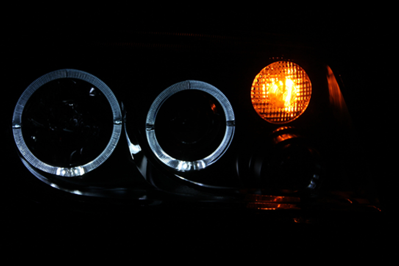 ANZO 1999-2005 Volkswagen Jetta Projector Headlights w/ Halo Black (CCFL) thumbnail 8
