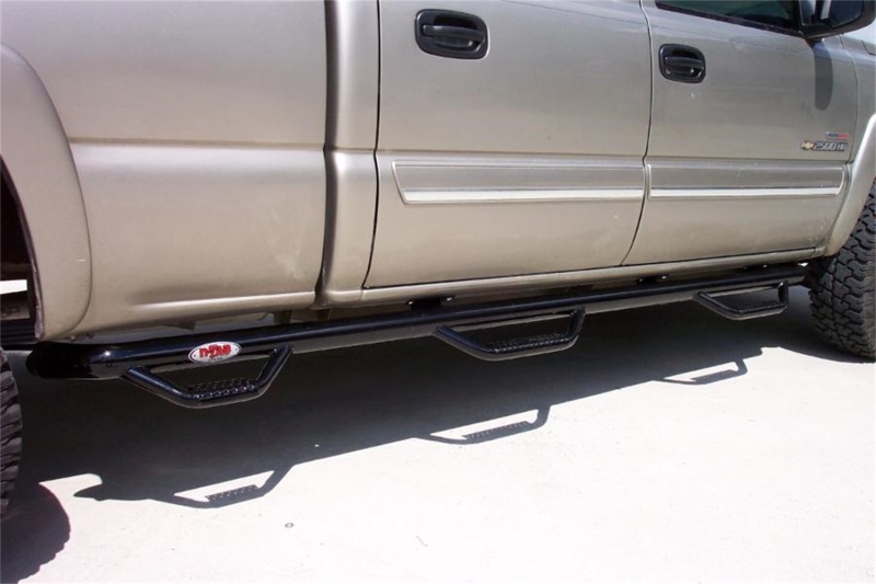 N-Fab Nerf Step 01-06 Chevy-GMC 2500/3500 Crew Cab 6.5ft Bed - Gloss Black - Bed Access - 3in thumbnail 3