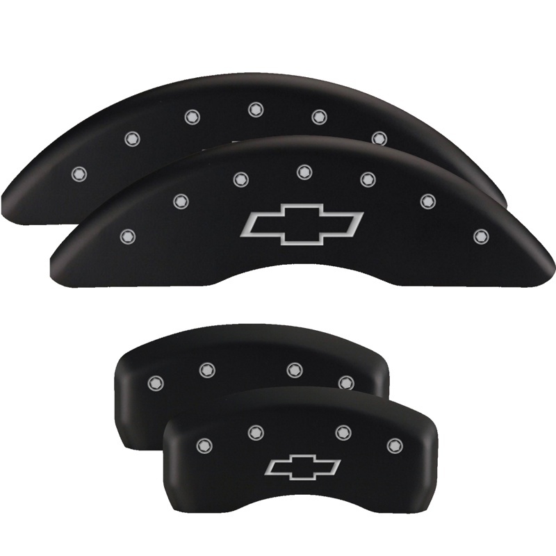 MGP 4 Caliper Covers Engraved Front & Rear Gen 5/SS Red finish silver ch thumbnail 5