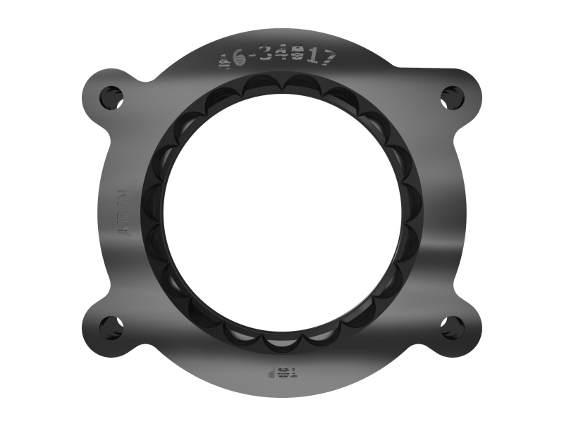 aFe 2020 Vette C8 Silver Bullet Aluminum Throttle Body Spacer / Works With Factory Intake Only - Blk thumbnail 6