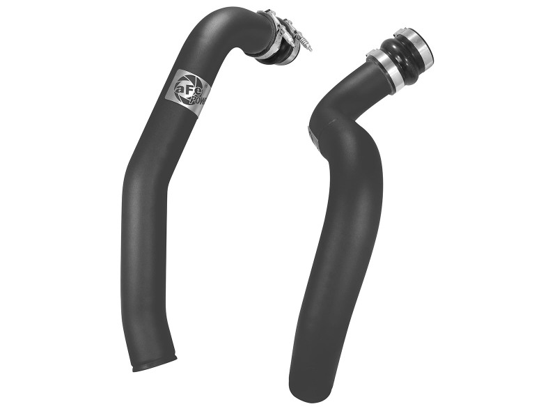 BladeRunner 3 IN Aluminum Hot and Cold Charge Pipe Kit Black