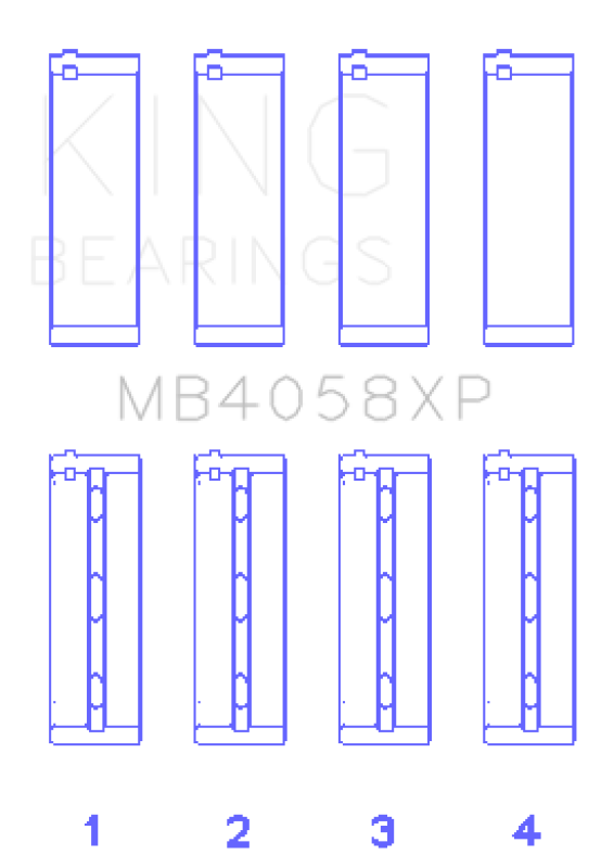 KING Performance Main Bearings