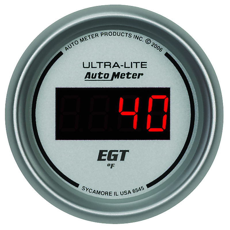 Autometer Ultra-Lite 52MM 0-2000 Degree Digital Pyrometer thumbnail 4