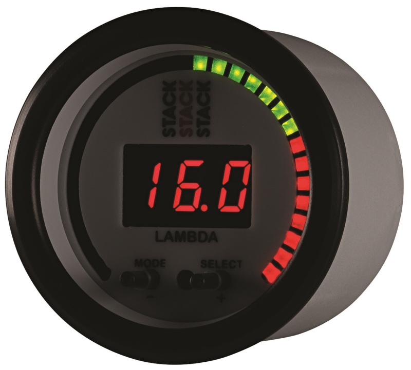 Autometer Stack 52mm Pro-Control Wideband Air/Fuel Ratio (Lambda) Gauge - White thumbnail 8