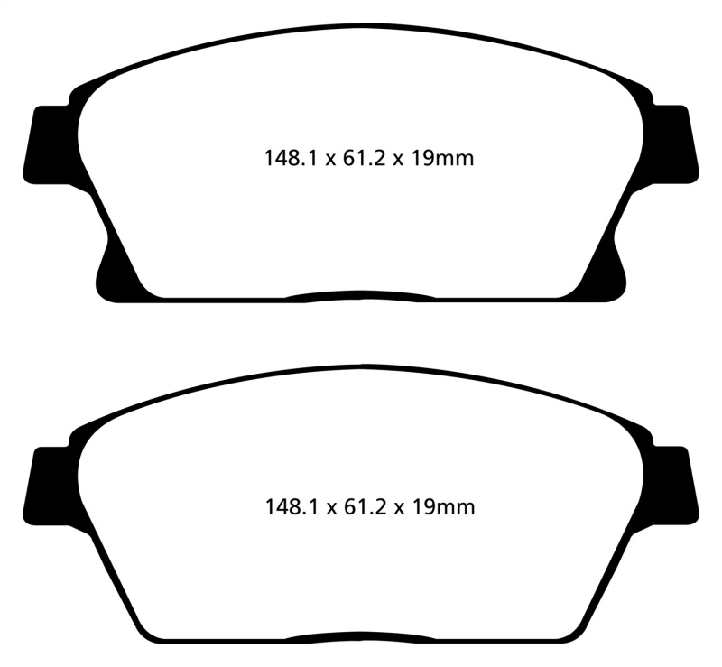 EBC S2 Brake Pad and Rotor Kit (1x ebcUSR7680, 1x ebcDP22067) thumbnail 5