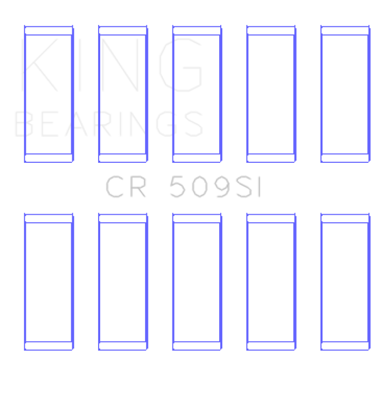 King Engine Bearings Volvo 850 (Size +0.25mm) Connecting Rod Bearing Set thumbnail 3