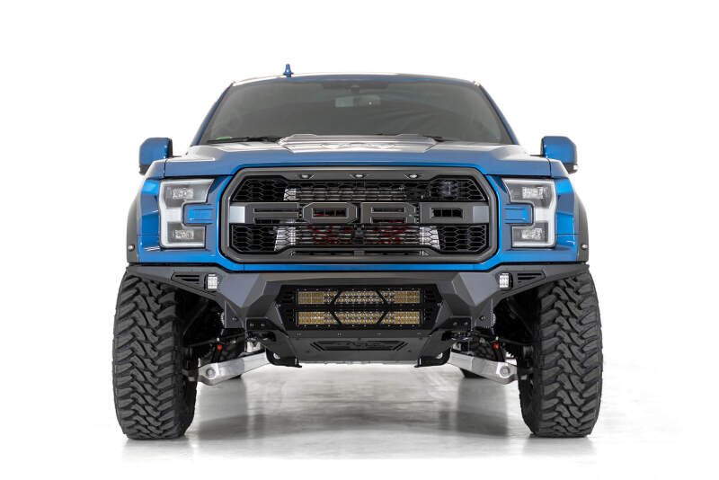 Addictive Desert Designs 17-20 Ford Raptor F-150 Bomber Front Bumper w/ 2 20in Light Bar Mounts thumbnail 2