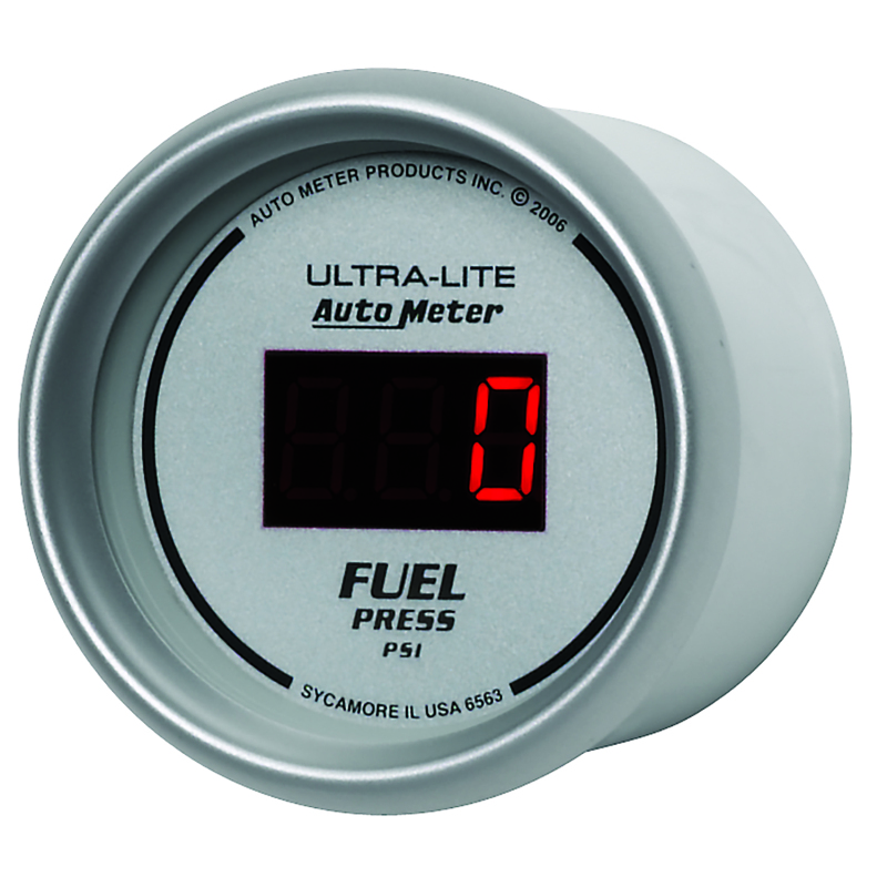 Autometer Ultra-Lite 52MM 5-100 PSI Digital Fuel Pressure Gauge thumbnail 5