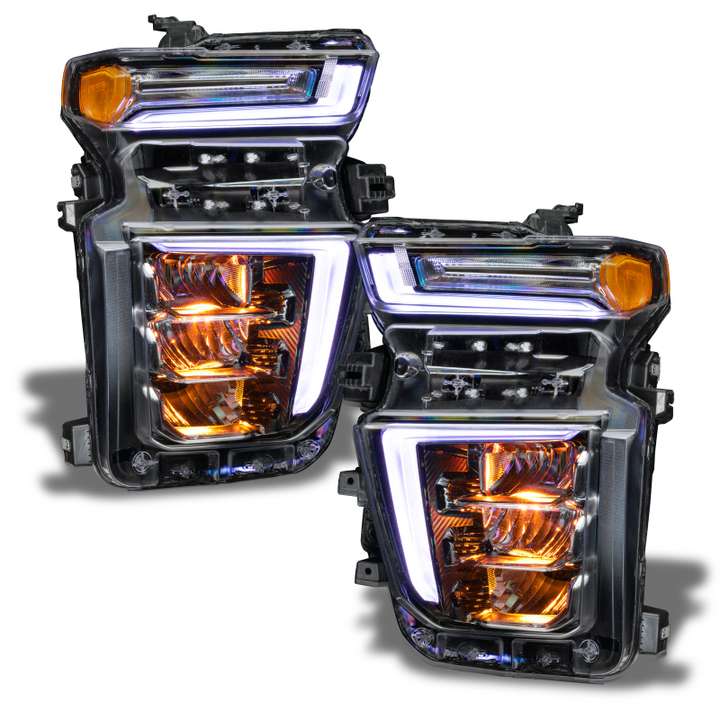 Oracle 20-21 Chevy Silverado HD 2500RGB Headlight Demon Eye Kit - w/o Controller thumbnail 4