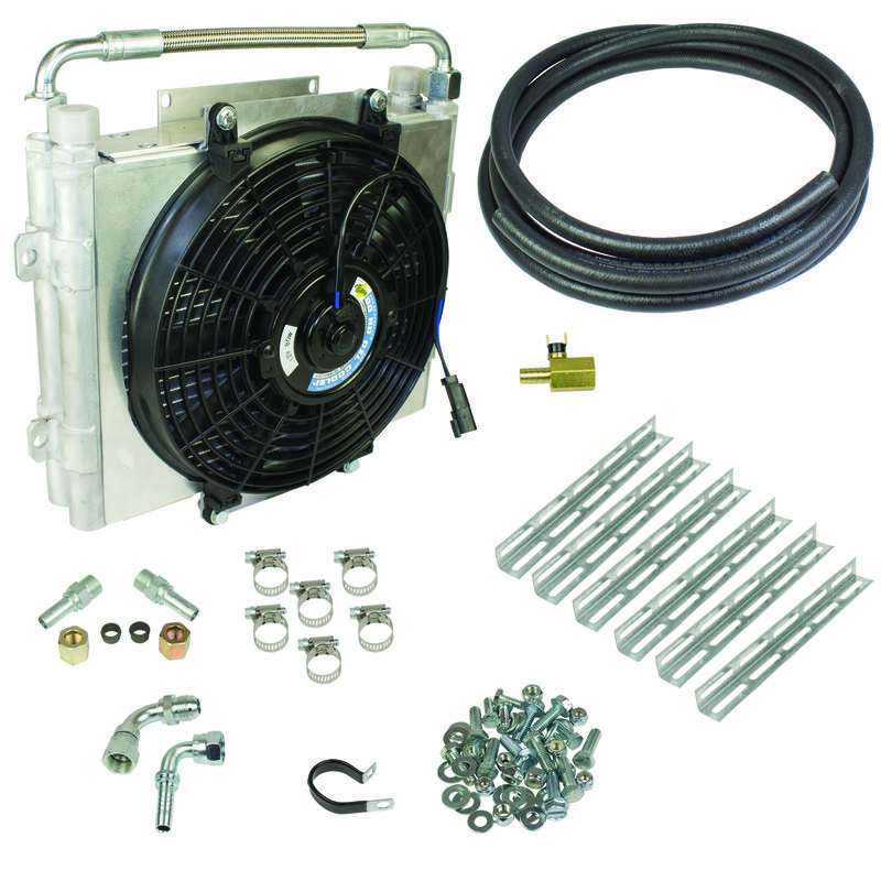 BD Diesel Xtrude Double Stacked Transmission Cooler Kit - Universal 5/8in Tubing thumbnail 3