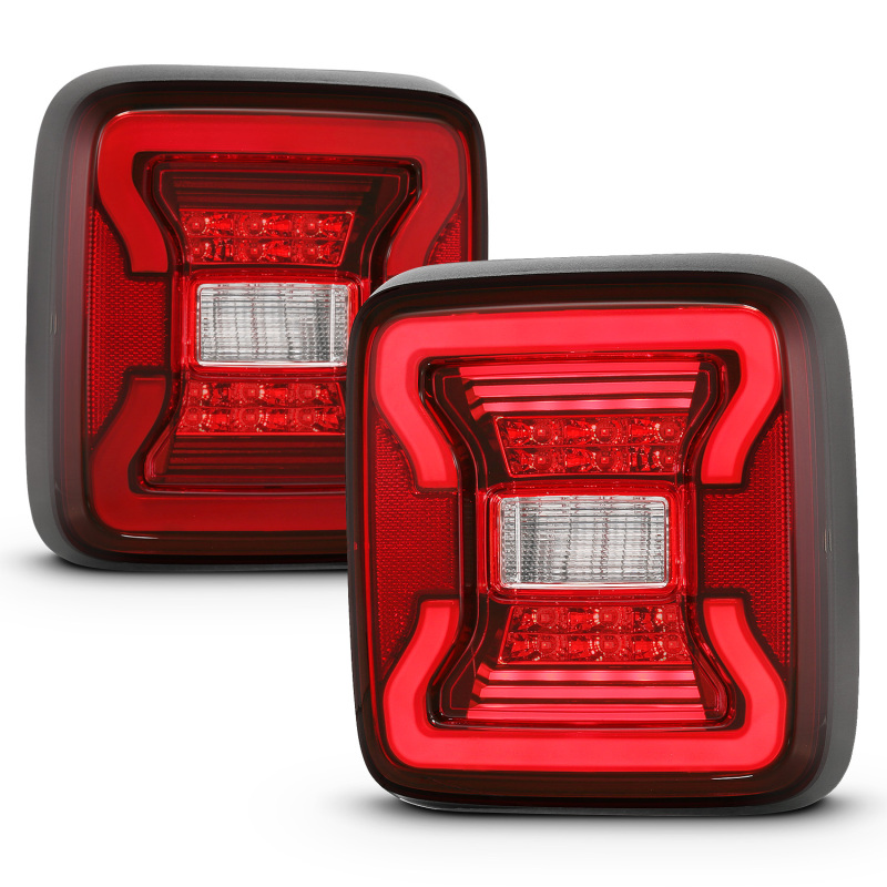 18-19 Jeep Wrangler JL LED Taillights Black - Image 10