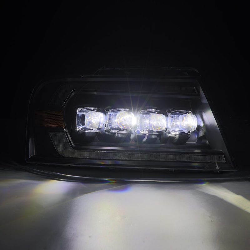 AlphaRex 04-08 Ford F-150 (No 2004 Heritage) NOVA-Series LED Proj HL Alpha-Blk w/Actv Lgt / Seq. Sig thumbnail 5
