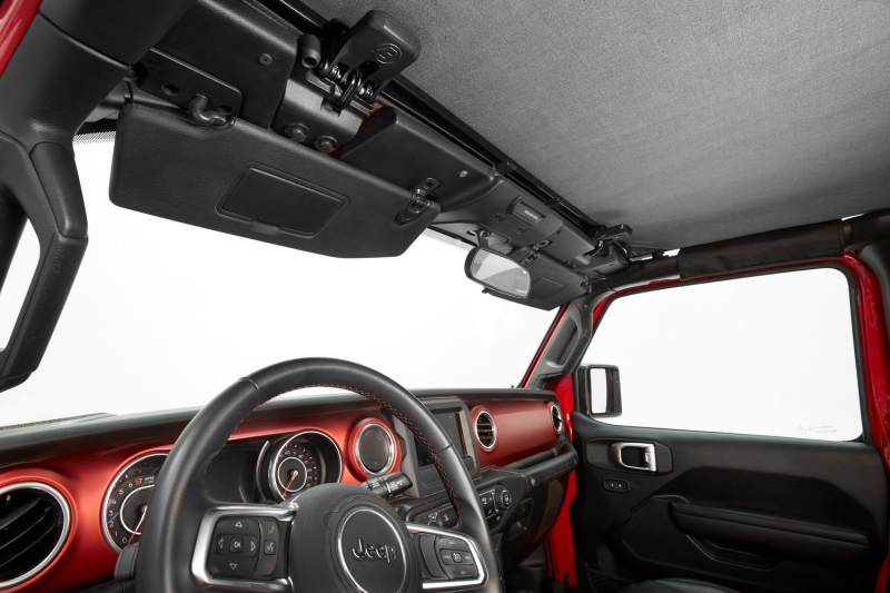 Bestop 18-23 Jeep Wrangler JL 4-Door Header Safari Bikini (Black Diamond) thumbnail 2