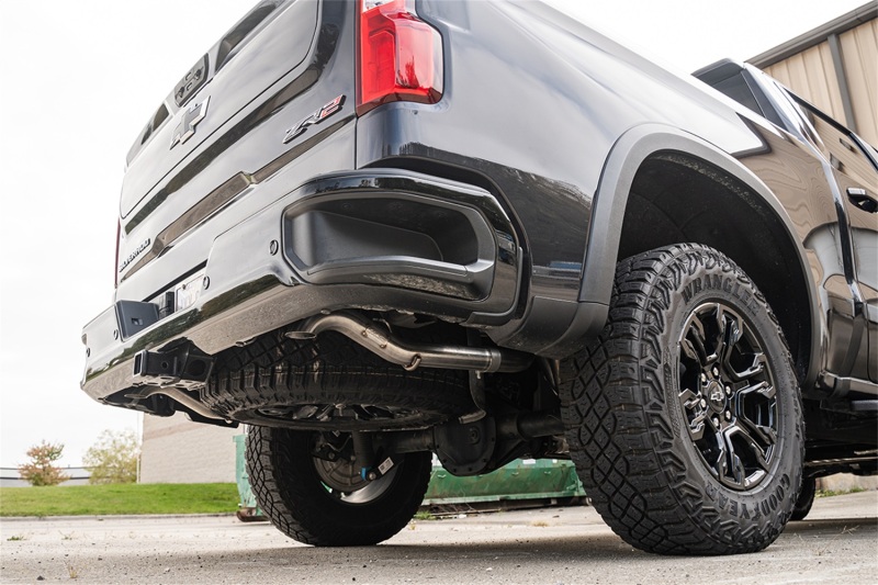 Corsa 2022-2024 Chevrolet Silverado 1500 Cat-Back Dual Rear Exit with Turn Down Tail Pipes thumbnail 7