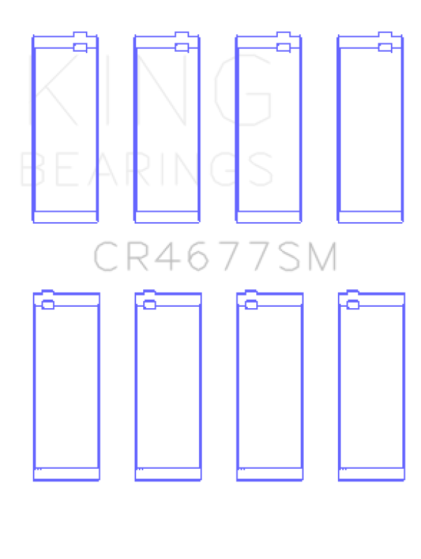 King Engine Bearings Opel 1.6L Turbo A16LET/A16NET/Z16LET (Size STD) Connecting Rod Bearing Set