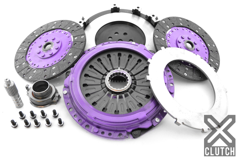 XClutch 1997 Mitsubishi Lancer EVO IV 2.0L 9in Twin Solid Organic Clutch Kit thumbnail 3