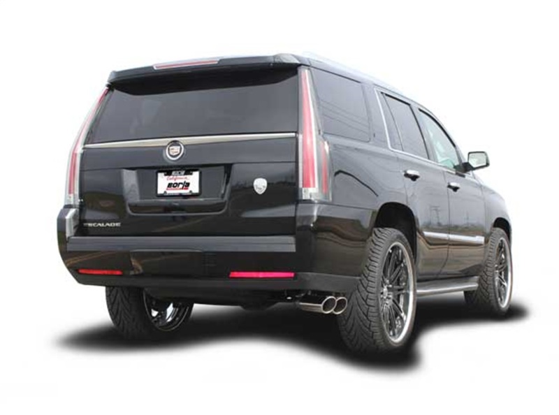 Borla 15-16 Cadillac Escalade ESV 6.2L Auto Trans Dual Round Rolled Truck Side Exit Catback Exhaust thumbnail 8
