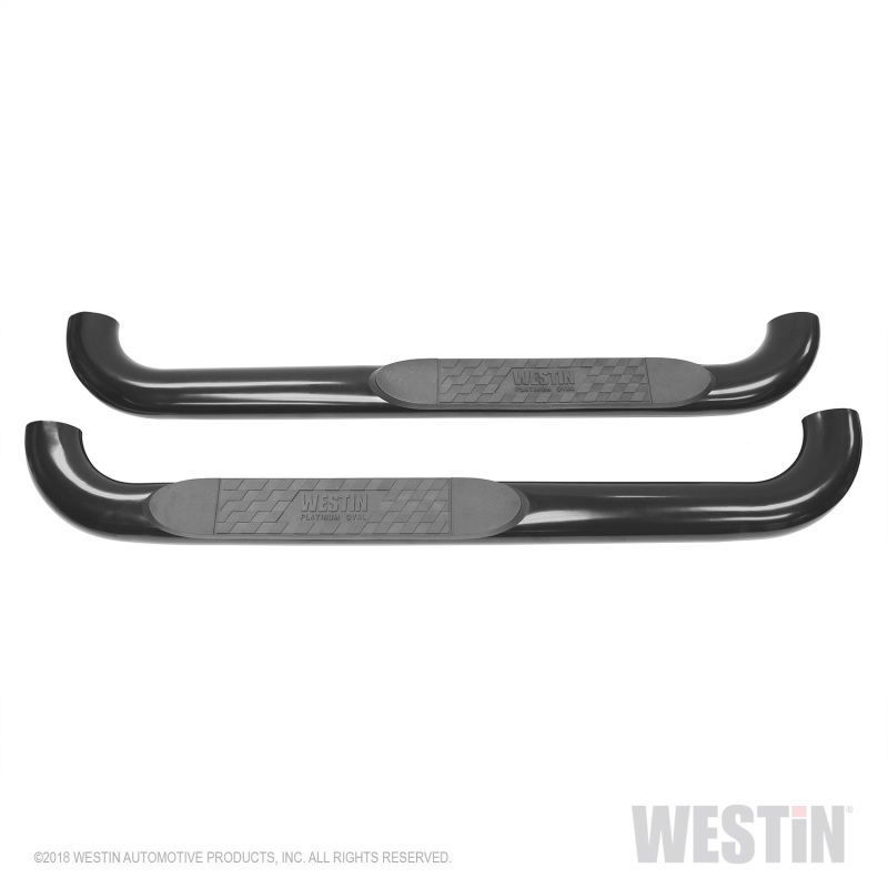 Westin 2015-2018 Ford F-150 Reg Cab Platinum 4 Oval Nerf Step Bars - Black thumbnail 9