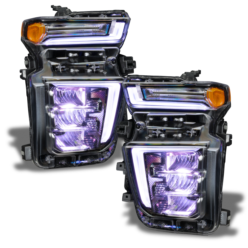 Oracle 20-21 Chevy Silverado HD 2500RGB Headlight Demon Eye Kit - w/o Controller thumbnail 5