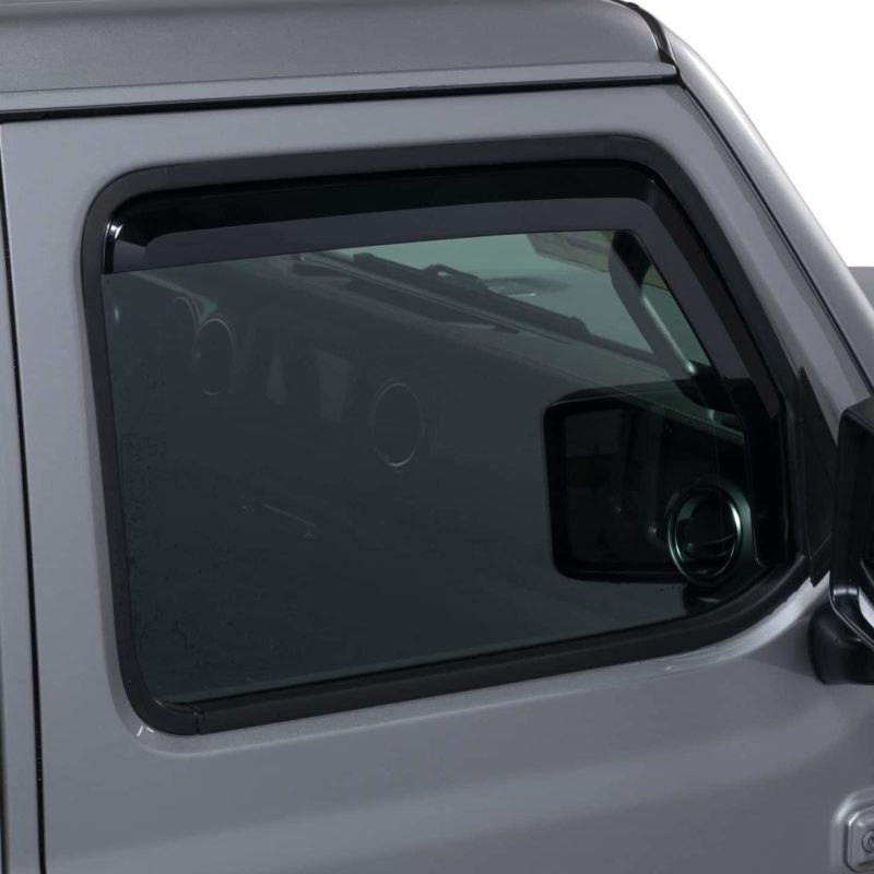 Putco 20-21 Jeep Gladiator JT/JL Element Tinted Window Visors (Front Only) thumbnail 6