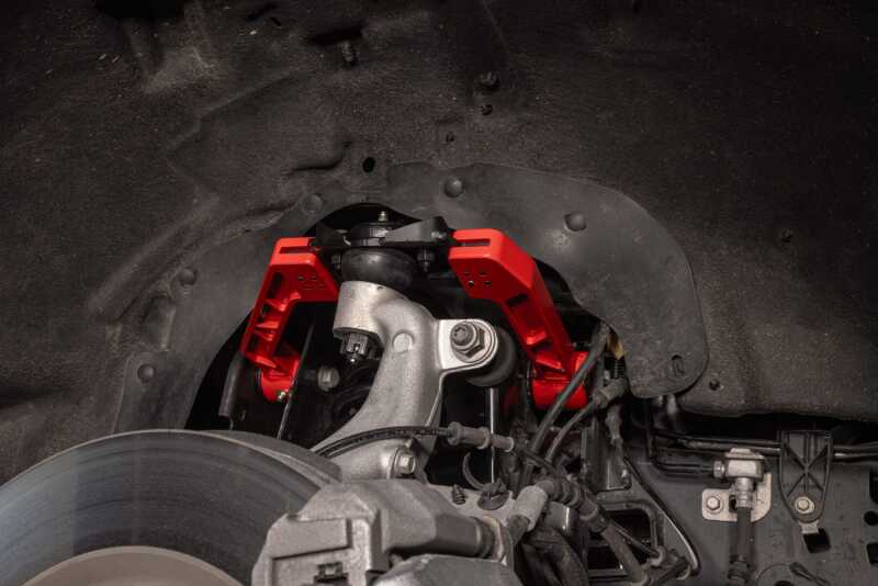 UMI Performance 15-25 Ford F-150 Adjustable Upper A-Arm Kit - Red thumbnail 9