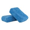 Chemical Guys Premium Grade Microfiber Applicators - 2in x 4in x 6in - Blue - 2 Pack thumbnail 3