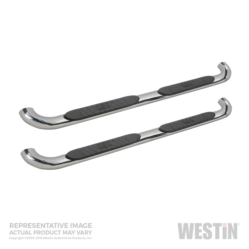 Westin 2016-2018 Nissan Titan XD Crew Cab Platinum 4 Oval Nerf Step Bars - SS thumbnail 2