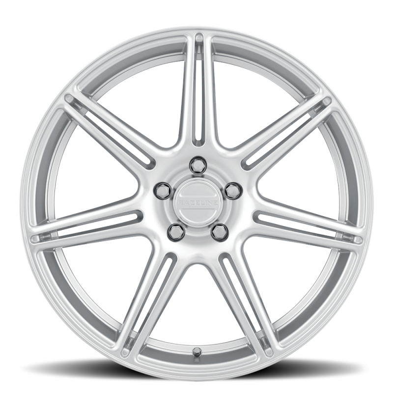 Raceline 148HS Apex 20x8.5in / 5X112 BP / 35mm Offset / 66.56mm Bore - Hyper Silver thumbnail 4