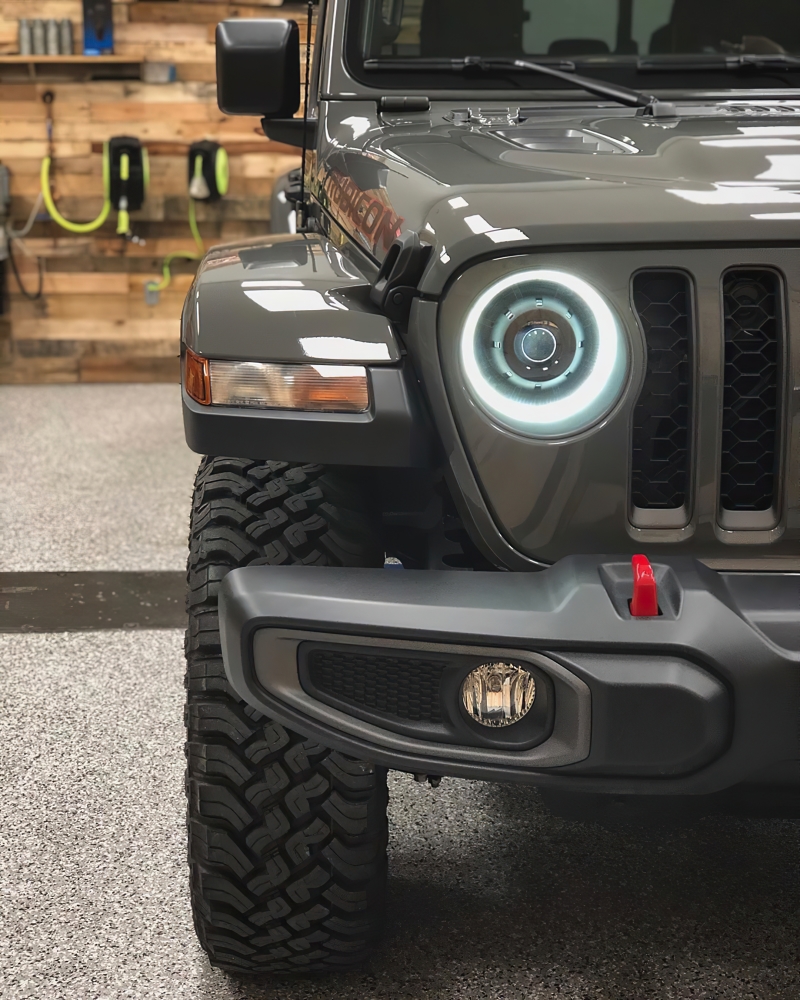 Oracle Oculus Bi-LED Projector Headlights for Jeep JL/Gladiator JT - Matte Blk - 5500K thumbnail 6