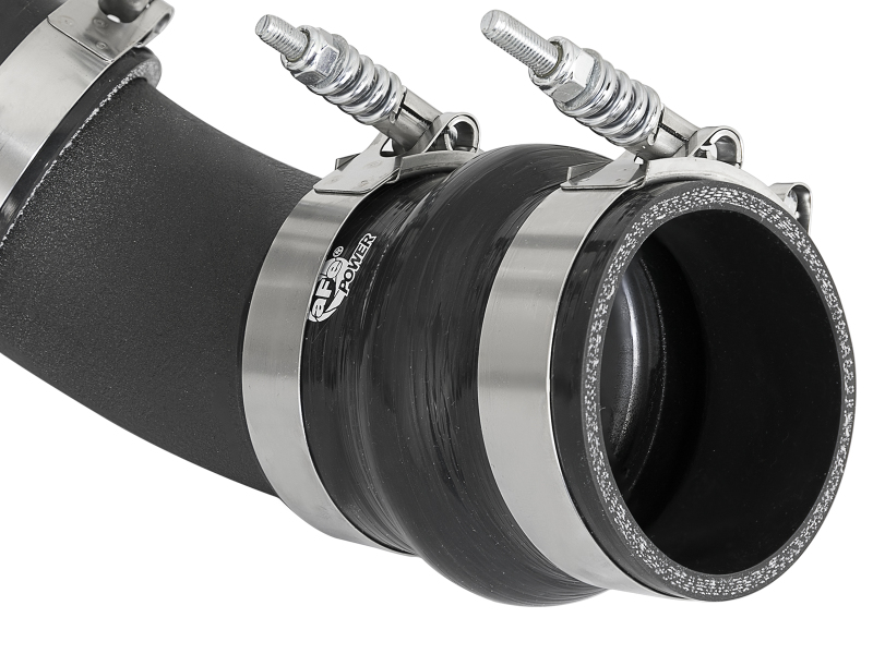 BladeRunner 3 IN Aluminum Hot Charge Pipe Black