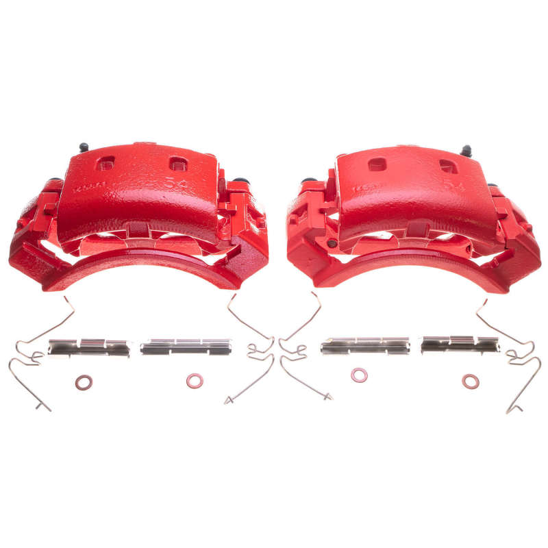 Power Stop 04-06 Ford E-150 Front Red Calipers w/Brackets - Pair thumbnail 2
