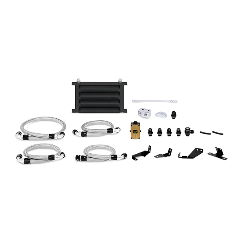 Mishimoto 04-06 Pontiac GTO 5.7L/6.0L Thermostatic Oil Cooler Kit - Black thumbnail 2