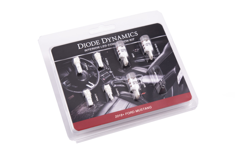 Diode Dynamics 18-19 Mustang Stage 1 Mustang Interior LED Light Kit - Cool - White thumbnail 2